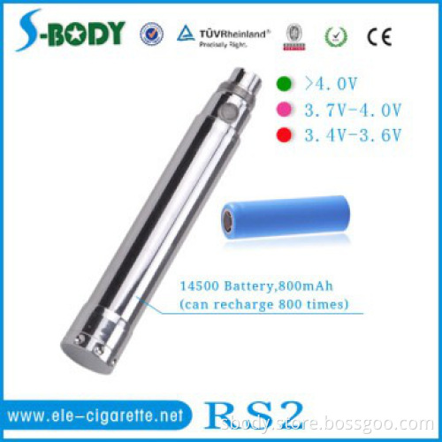 Electronic cigarette battery vv battery RS2 from Sbody